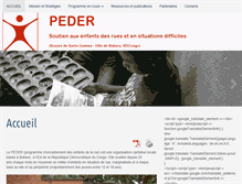 Tablet Screenshot of pederdrc.org
